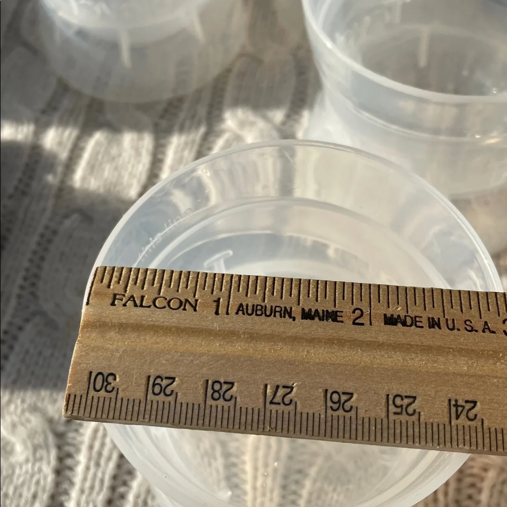 4 Tovolo Clear/Gray plastic/silicon Ice Molds create 2.5” spheres, bar cocktails